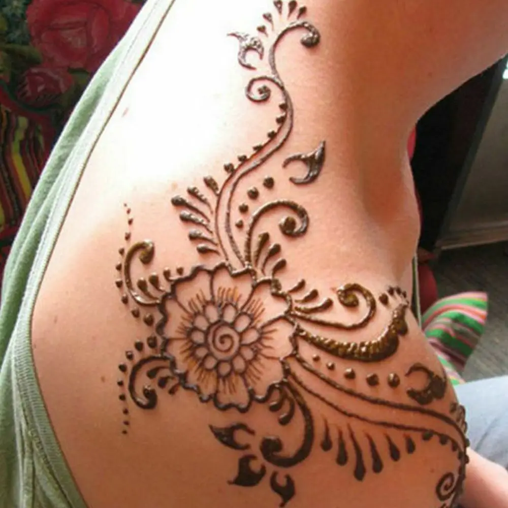 Waterproof Indian Art Temporary Henna Paint Tattoo Paint 3 Colors Mehandi Ink Cones Temporary Tattoo Body Art Herbal Henna