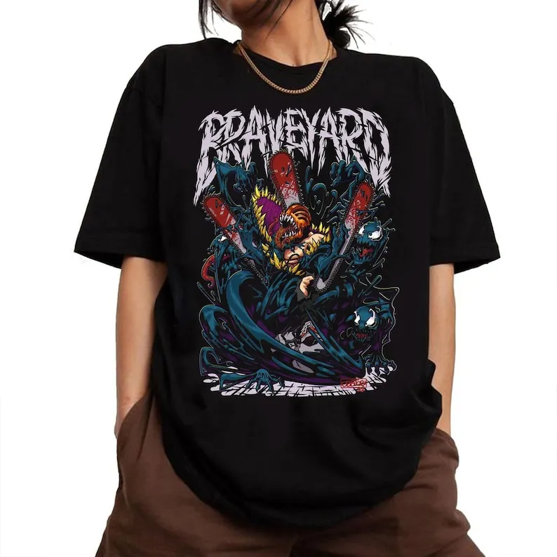 Chainsaw Man Shirt, Chainsaw man Anime Vintage Shirt