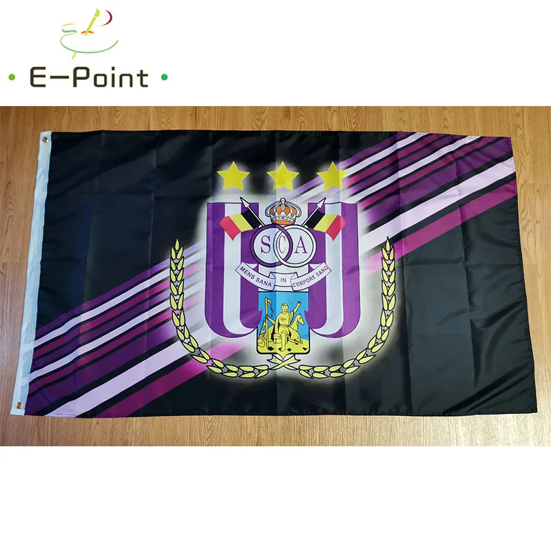 RSC Anderlecht Flag 3ft*5ft (90*150cm) Size Christmas Decorations for Home Flag Banner Gifts