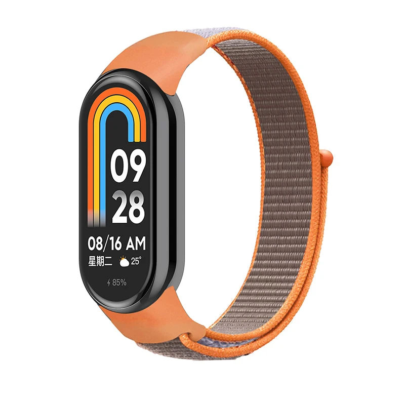 Nylon Loop Strap Voor Xiaomi Mi Band 10 9 8 NFC SmartWatch Polsband Correa Vervanging Sport Pulsera voor Miband 8 9 10 Armband