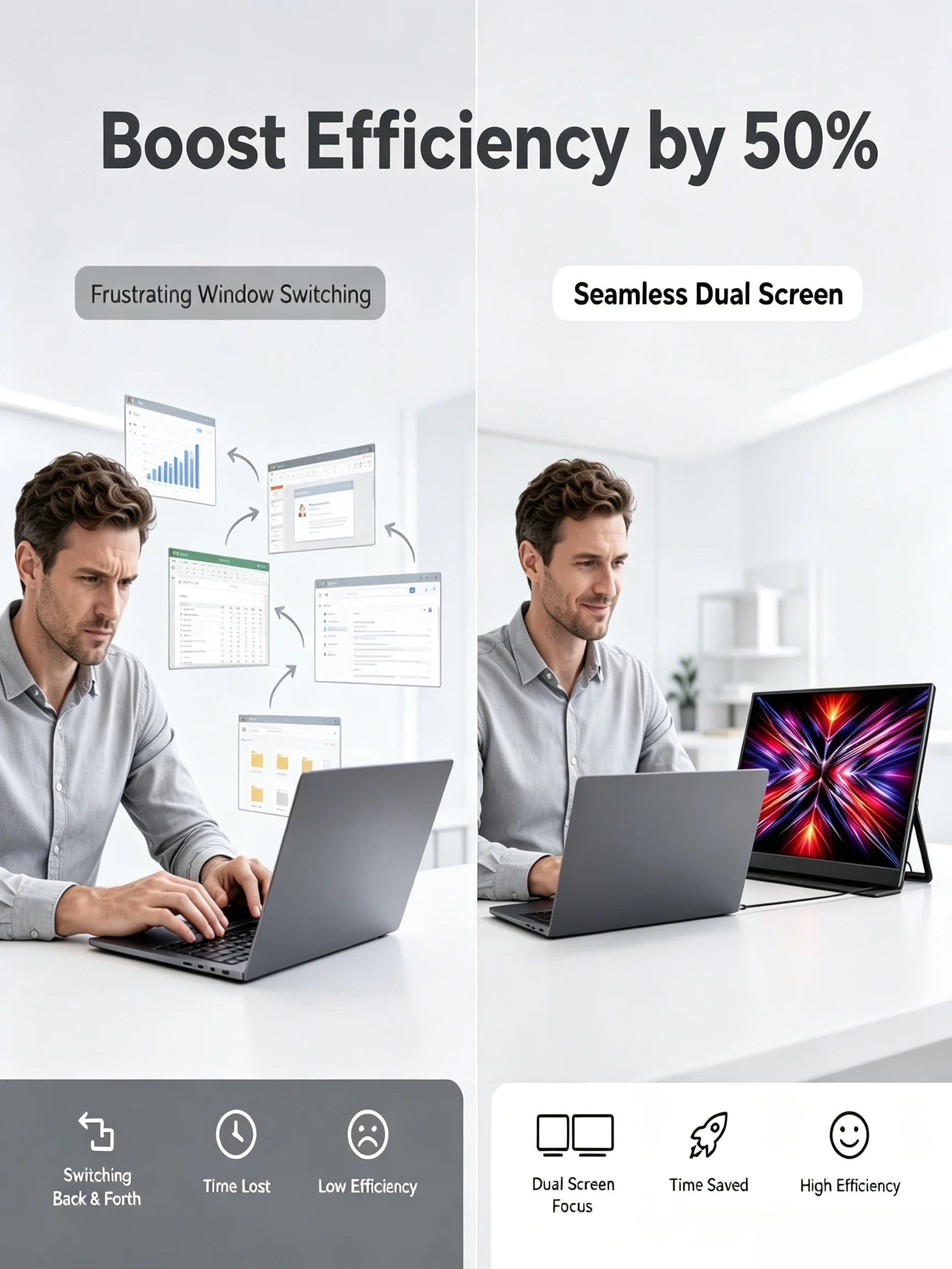 Taşınabilir Monitör, 16 inç, 1 - Dual Screen Portable Monitor Extender incelemesi ve fiyatı
