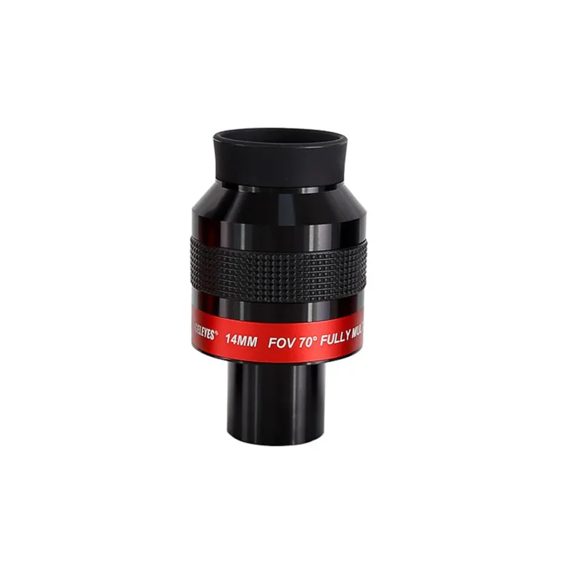 1.25 'FMC Optical Coating 70 ° Flat Field Flush Focus 7/14/22Mm Ultra Wide Angle Ocular High Magnification Astronomy Accessories