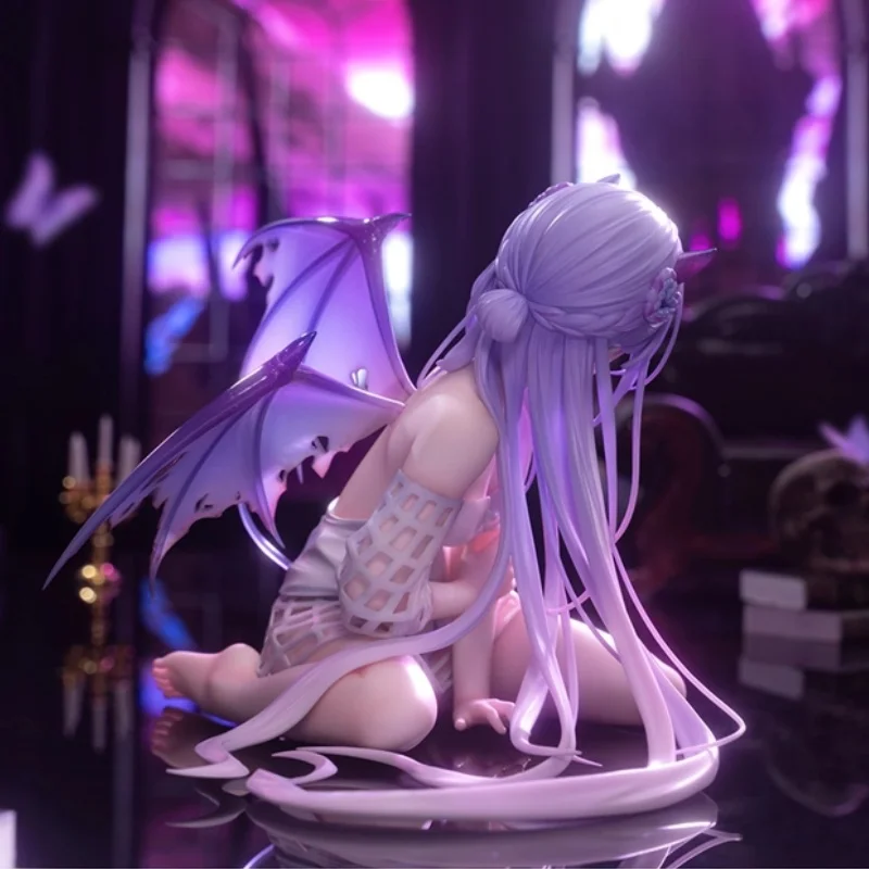 ฟิกเกอร์อนิเมะ oEyEsN DSmile Akuma Musume ของแท้ใหม่ ภาพประกอบโดย Dsmile ขนาด 1/7  ฟิกเกอร์ PVC ของเล่นสะสมจากเกม