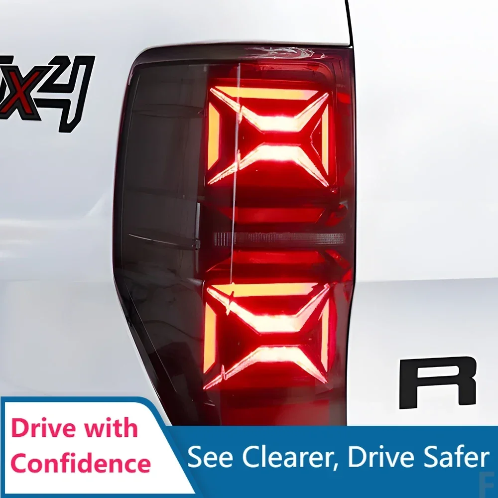 

Upgrade Fog Brake Turn Signal Car Accessories Car Taillights Assembly For Ford Ranger T6 T7 T8 2012-2020 LED Auto Rear Lamps