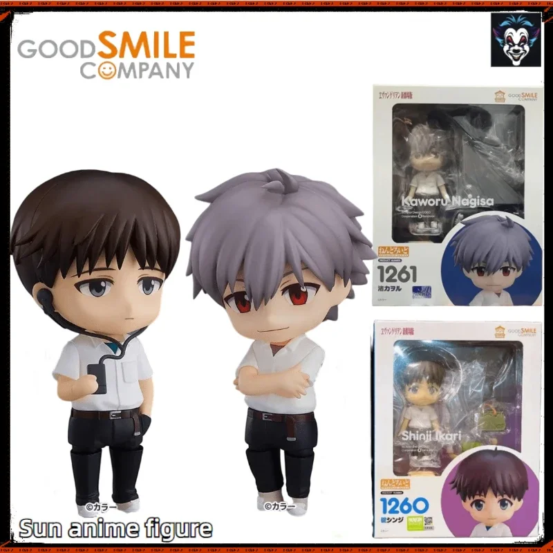 In Stock GSC Original Nendoroid EVA Nagisa Kaworu 1261 Ikari Shinji 1260 Action Figure Model Collection Toy Gift