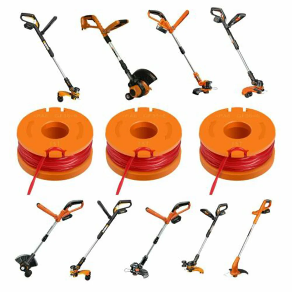 WA6531 GT Spool Line Machines Spool Line String Trimmer WA0010 16*Spool Line+2*Cap Accessories Cap High-Quality