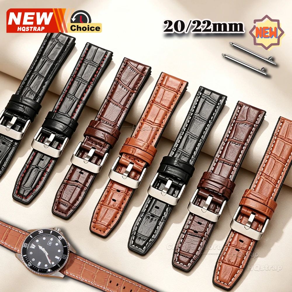 Bambus-Knotenmuster-Armband 20mm 22mm Silikon-Leder-Armband für Huawei Watch Band für Samsung Galaxy Watch4/5/6/7 40mm 44mm