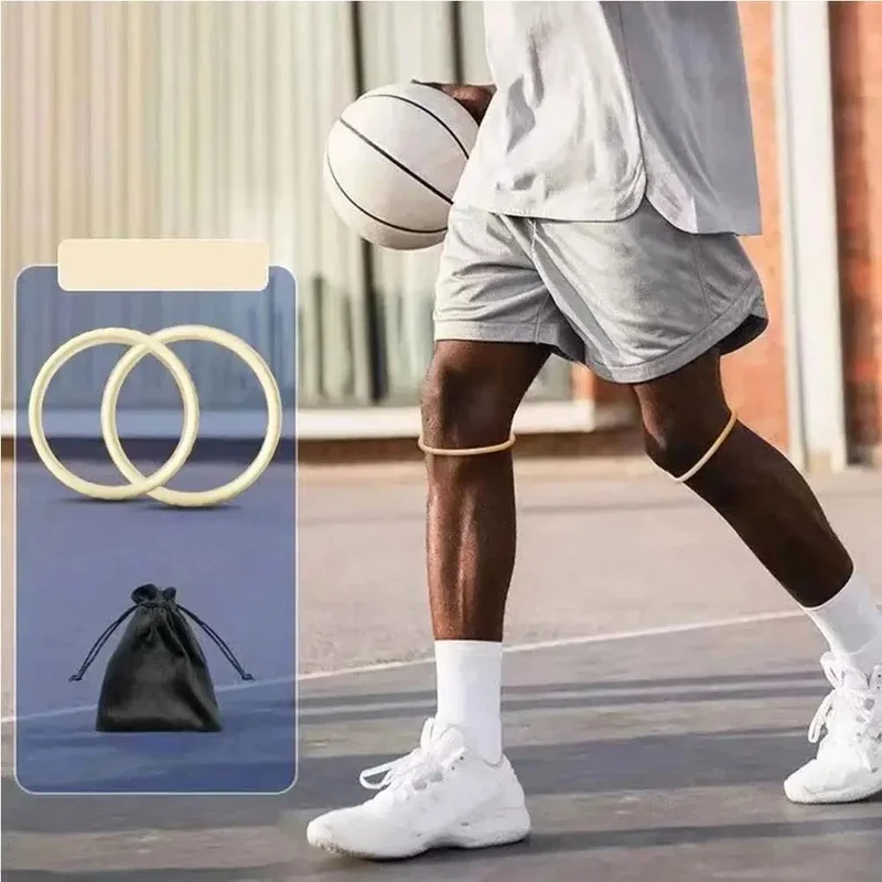 Outdoor Basketball Knee Force Belt Patella Knee Joint Rope Rubber Band Sports Knee Pad Elastic Fixed Protection For Sport