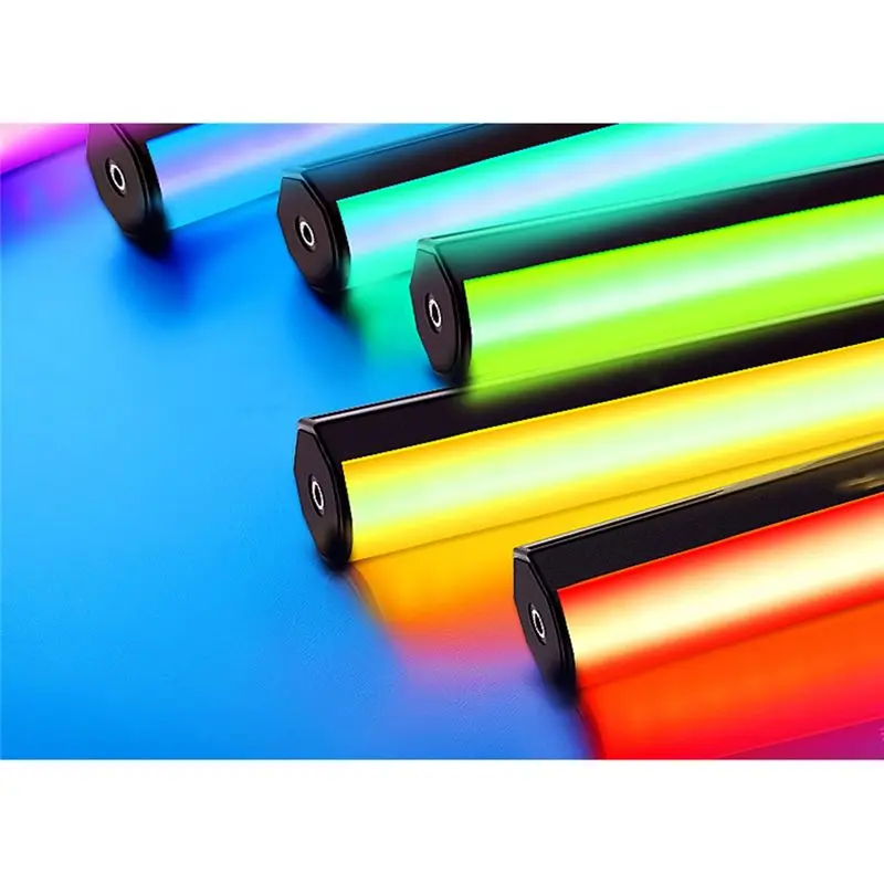 

Pangerishan 200 RGB светодиодный мягкий светильник, трубка, ручной светильник для фотосъемки, портативный портативный светодиодный светильник с заполнением видео