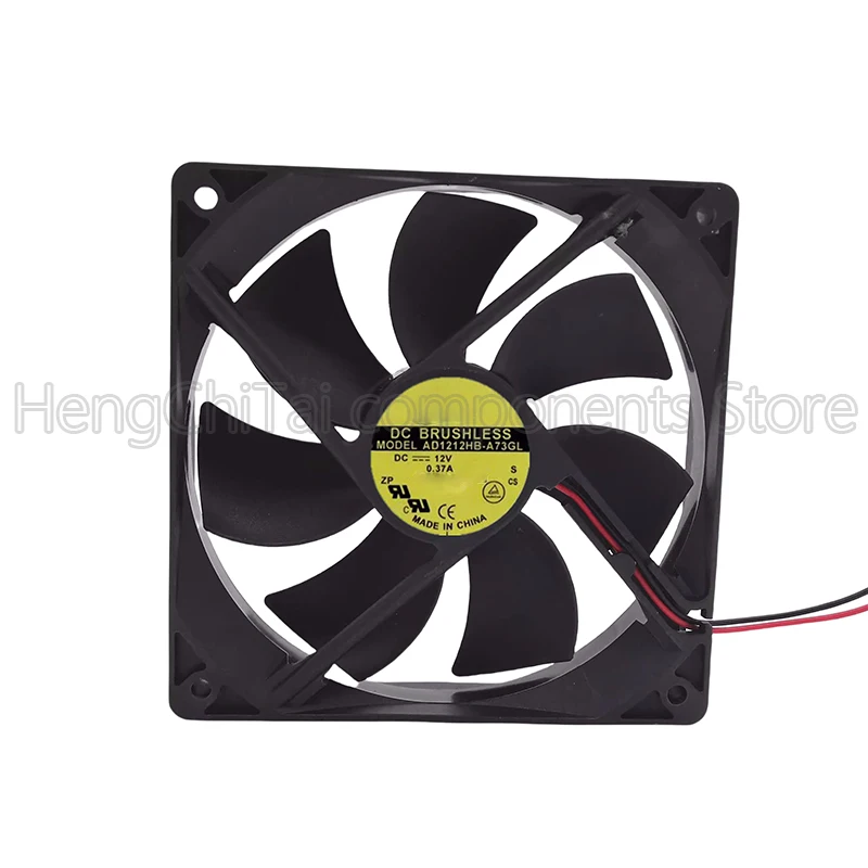 Оригинальный 100% рабочий Φ 12V охлаждающий вентилятор AD1212HB-A73GL