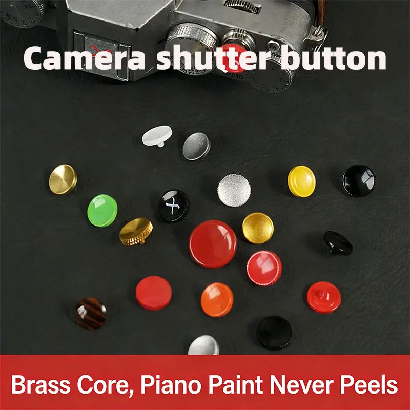 Universal Camera Shutter Release Button Convex Concave for Fujifilm X100V X100F X-T4 XT30 Leica M DSLR Mirrorless Camera