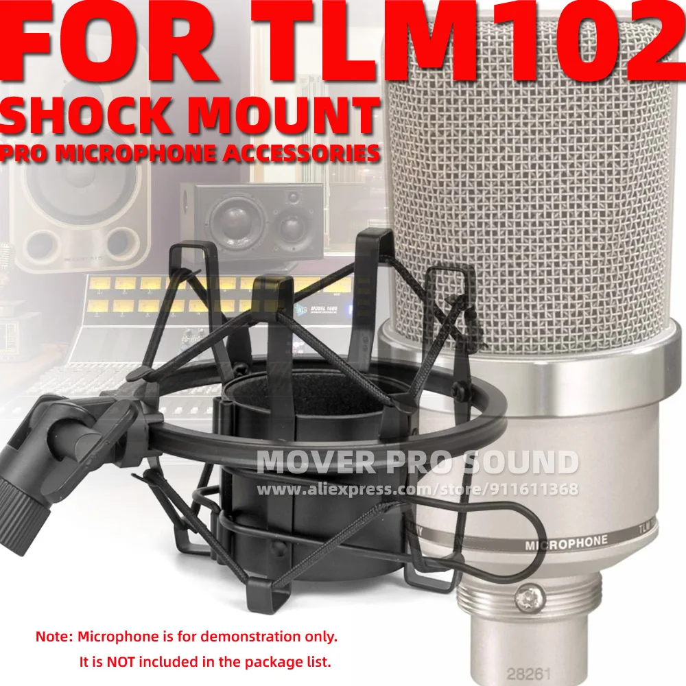 

Крепление-паук SnapVox для микрофона Neumann TLM102 с антивибрационной изоляцией и амортизацией