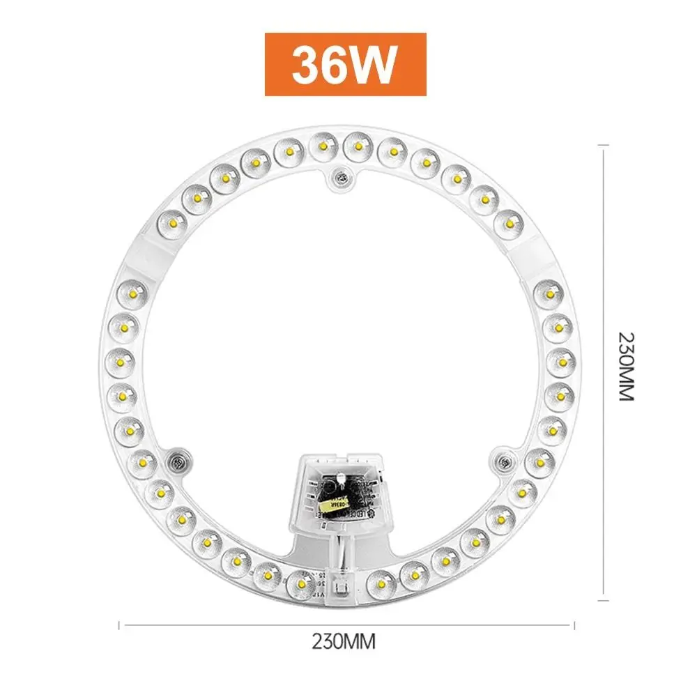 Replacement 12W 18W 24W 36W 48W 72W Ceiling Lights Durable Convenient Led Panel Light Round Led Module Dimmable Circle Lamp Home