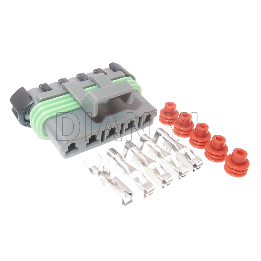 1 Set 5 Way Auto Plastic Housing Connector Assembly 12084891 AC Assembly Automobile Wire Socket Car Wiring Cable Adapter