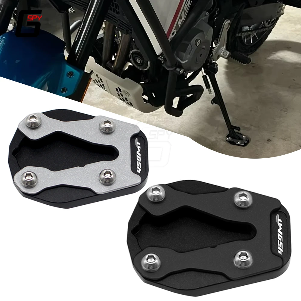 For CFMOTO 450MT MT450 CF MOTO 450 MT 2024 2025 Motorcycles Accessories Foot Side Stand Enlarger Plate Pad Kickstand Extension