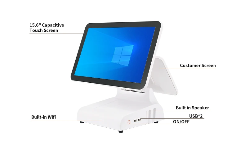 2025 offre spéciale nouveau design marque privée blanc caisse enregistreuse écran tactile Terminal de paiement Windows Pos systèmes Machine