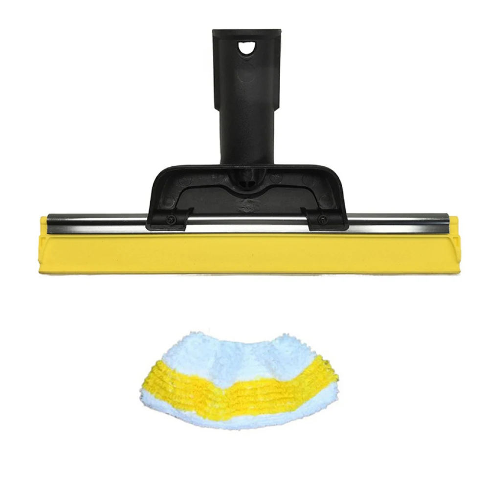 Yellow Silicone Blade / Glass Cleaning Squeegee/ Microfiber Cloth for SC1/ SC2/ SC3/ SC4/SC5/ SC7/ CTK10/20 Series Glass Scraper