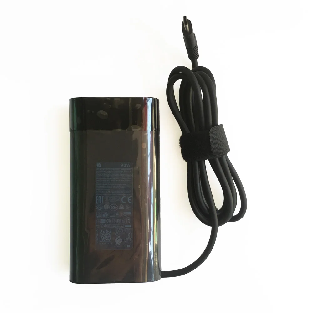Obrázek 5: Originální 90W 20v 4.5A USB-C nabíječka pro HP spectre X360 15 2017 typ C energie střídavého adaptér notebook