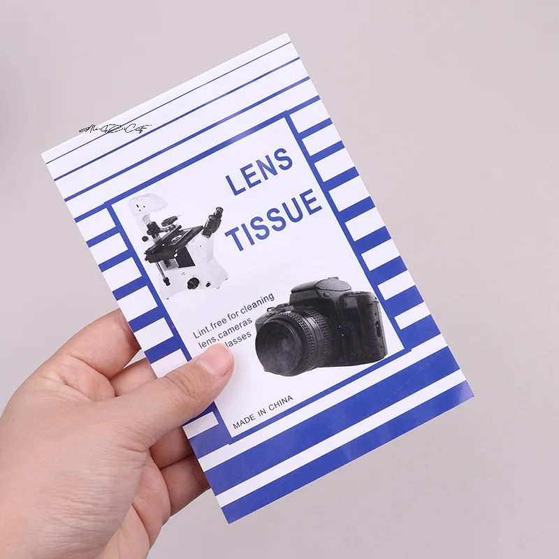 50 Buah/Kertas Lensa 10*15Cm Kertas Penyeka Lensa Besar Mikroskop Cermin Tunggal