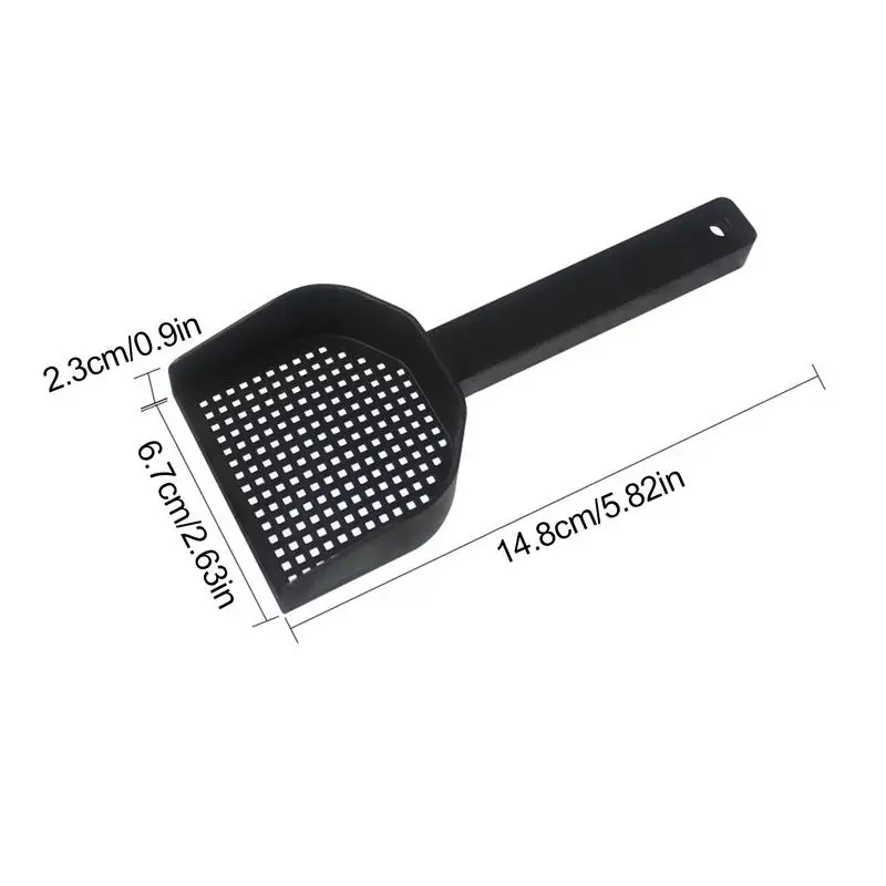 Cat Scooper For Litter Box Hangable Cat Scoop With Ergonomic Handle Efficient Cleaning Multifunctional Litter Cleaner Corner