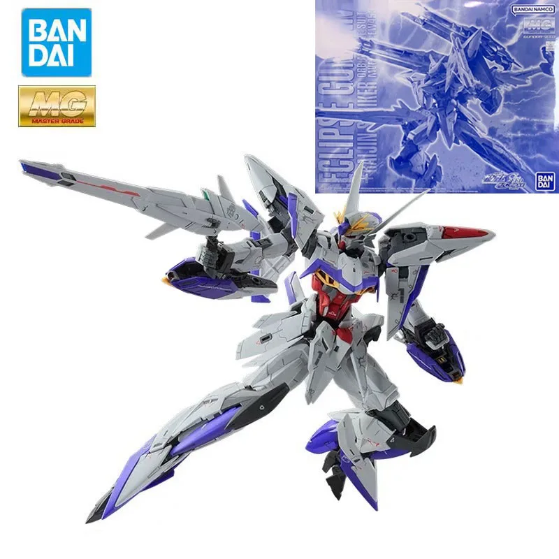 

Bandai Genuine Gundam PB Limit Model Garage Kit MG Series Anime Figure ECLIPSE GUNDAM RAIJI 1/100 Boy Action Assembly Toy