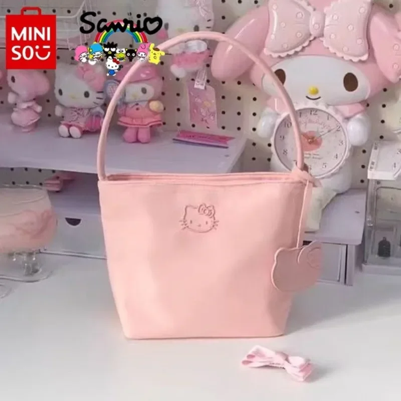 

HelloKitty New Women's Handbag Fashion High Quality Girl Storage Bag Small Fresh Pink Versatile Girl Multi Functional Small Bag