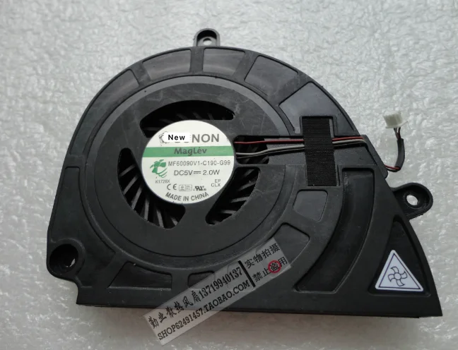 For Sunon MF60090V1-C190-G99 NV57H43U DC280009KS0 3-wire DC 5V 2.0W Server Cooling Fan