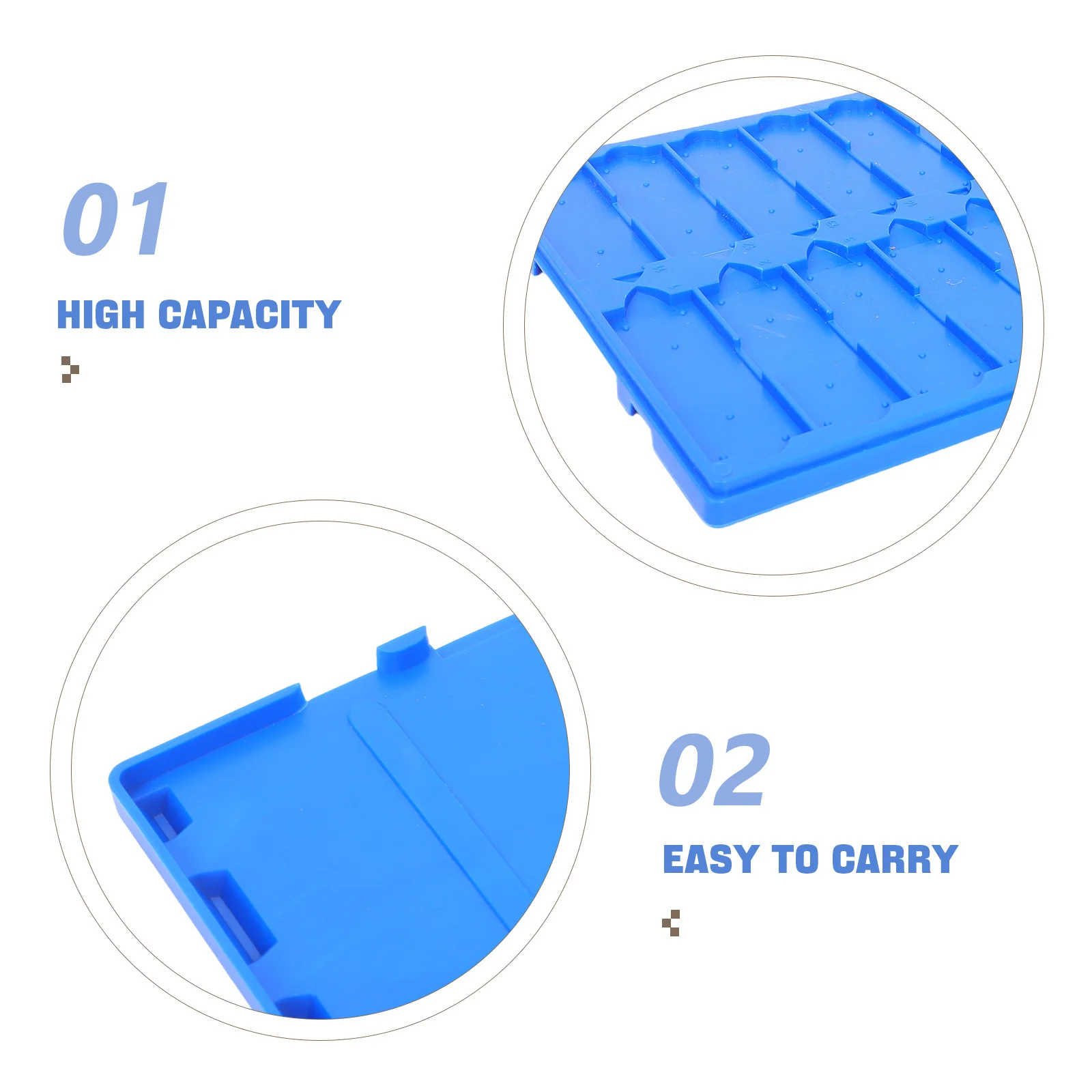 2pcs Slide Board: Microscope Slide Drying Rack Multi-Slot Fast Sample Drying Lab Holder For Microbiology Cell Culture