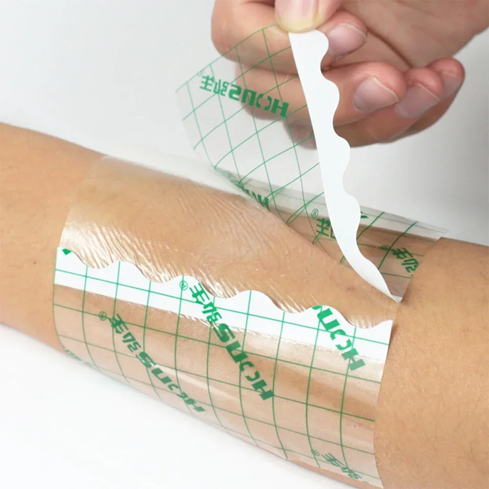 

5/10/15/20cmx5m High Quality Surgical Waterproof Wound Dressing PU Film Tape Roll Transparent Wound Dressing Tape Roll