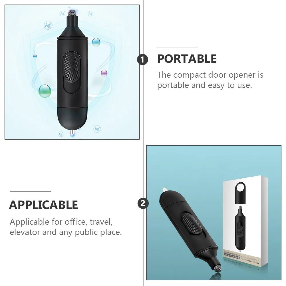 1Pcs Touchless Elevator Button Pusher Pen Lightweight Compact Portable No Contact Door Opener for Public Places Epidemic