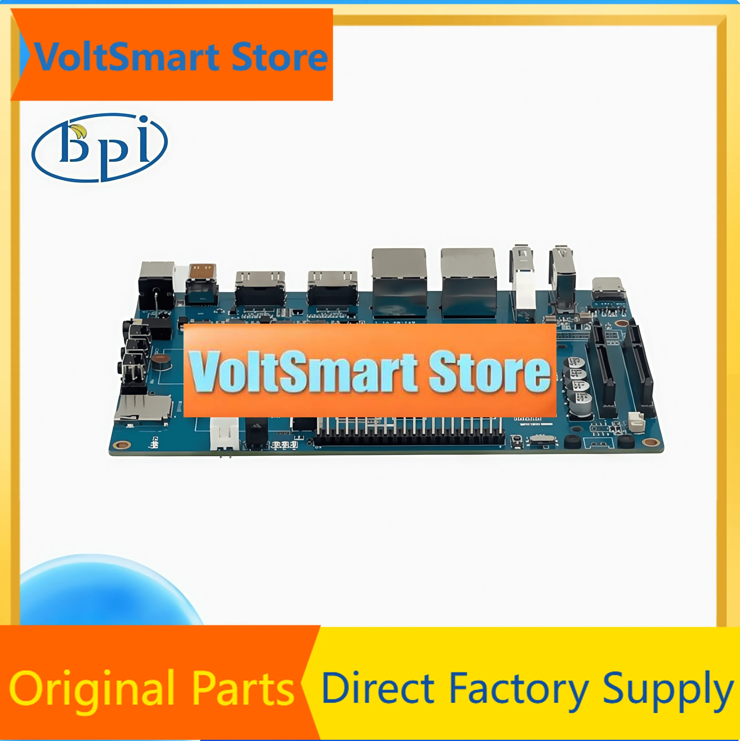 VoltSBanana Pi BPI-W2 Nas Open Source Router Development Board Uses Realtek RTD1296 Design