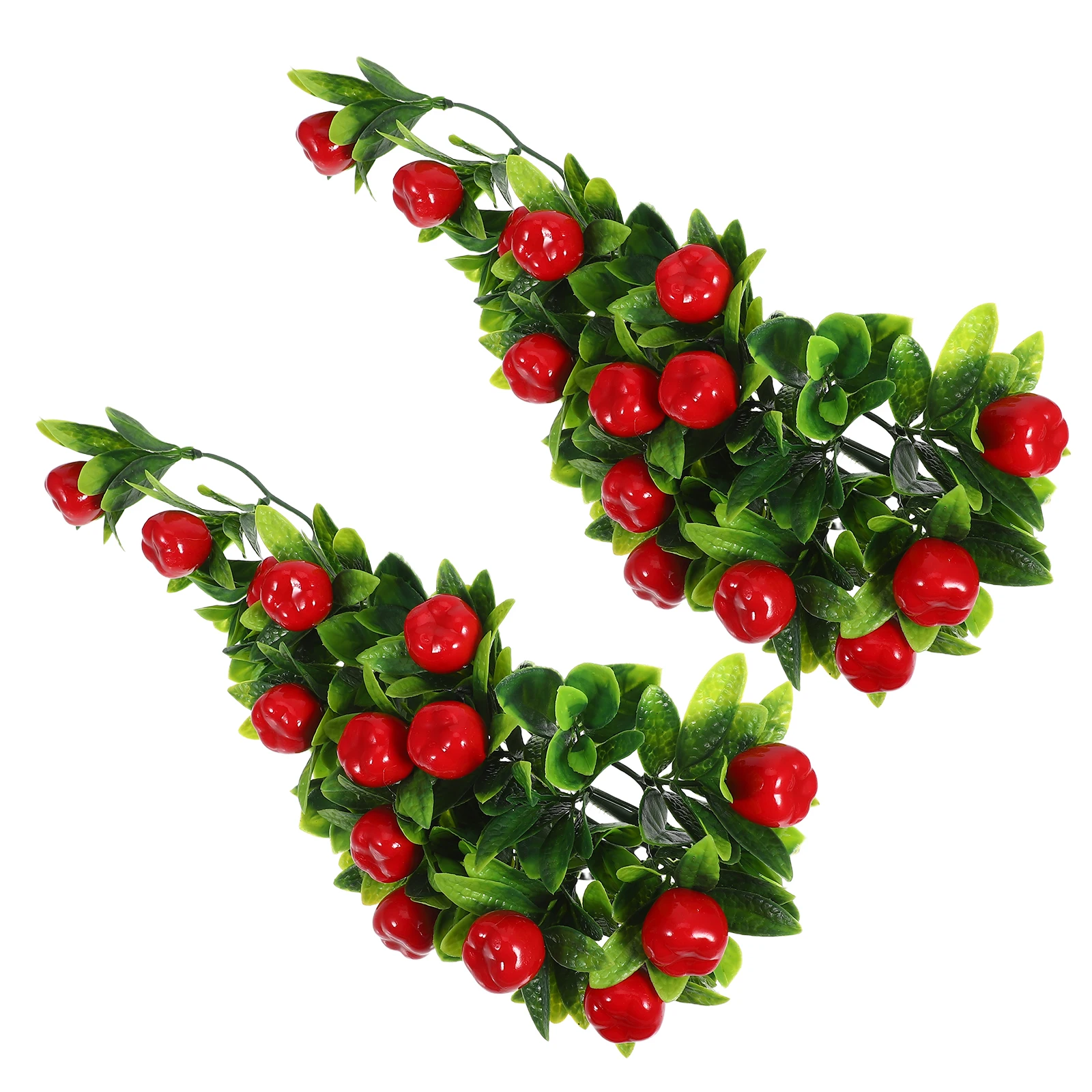 

2 Pcs Artificial Hanging Fruit Vine Lightweight Reusable Home Decor Indoor OutdoorArtificial Fruits Wall Hanging Plants