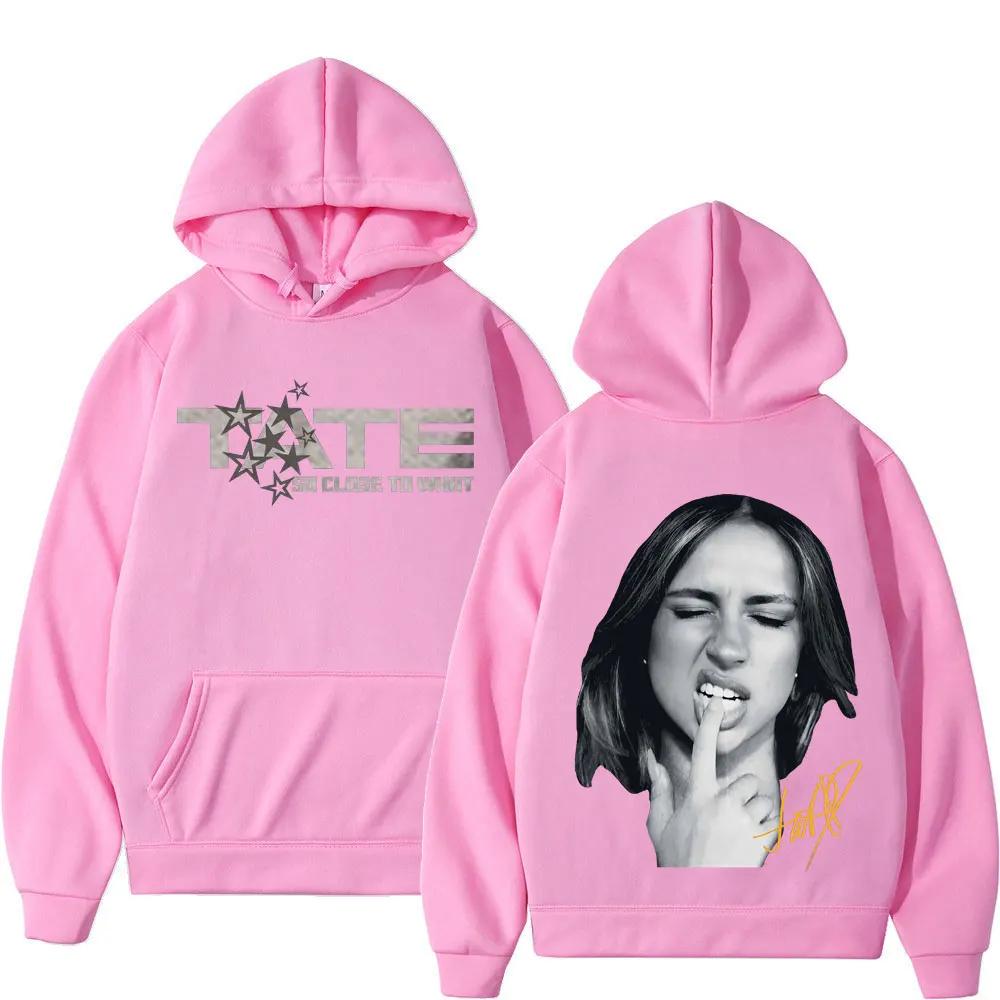 Tate Mcrae Album „So Close To What“ Miss Possessive 2025 World Tour Hoodies Winter Oversized Harajuku Sweatshirts Unisex Pullover – Detail 15