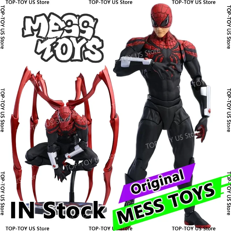 

В наличии Mess Toys Превосходный Человек-Паук (Доктор Осьминог Версия) Фигурка аниме — модель Питера Паркера в подарок