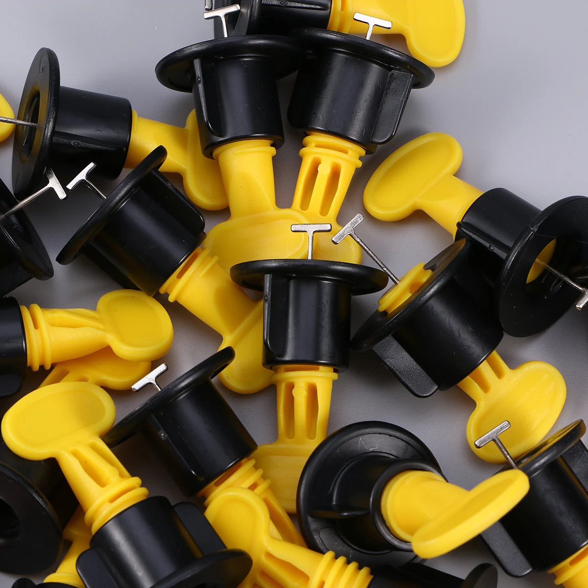 

50 set Tile Levelers Reusable Alignment Spacers Wall Floor Leveling System Accurate Tile Setting Perfectly Level