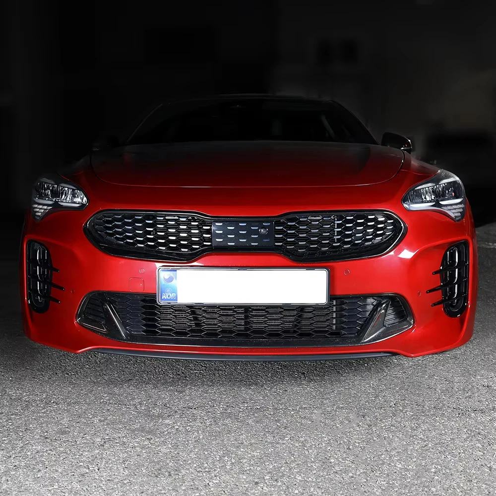 2Pcs For Kia Stinger 2018-2023 LHD/RHD ABS Front Fog Lamp Air Outlet Cover Rear Fog Lamp Air Outlet Cover Accessories - view 5