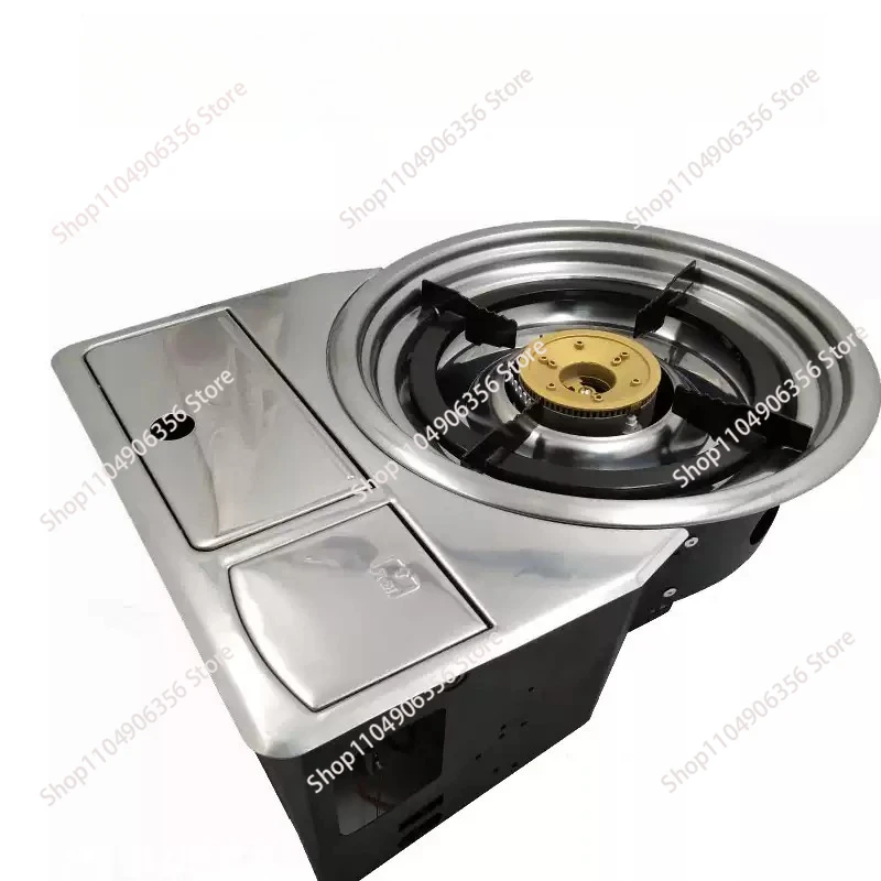 for Desktop Embedded Bbq Gas Grill Smokeless Indoor Outdoor Stainless Steel Barbecue Gas Grill For Restaurant