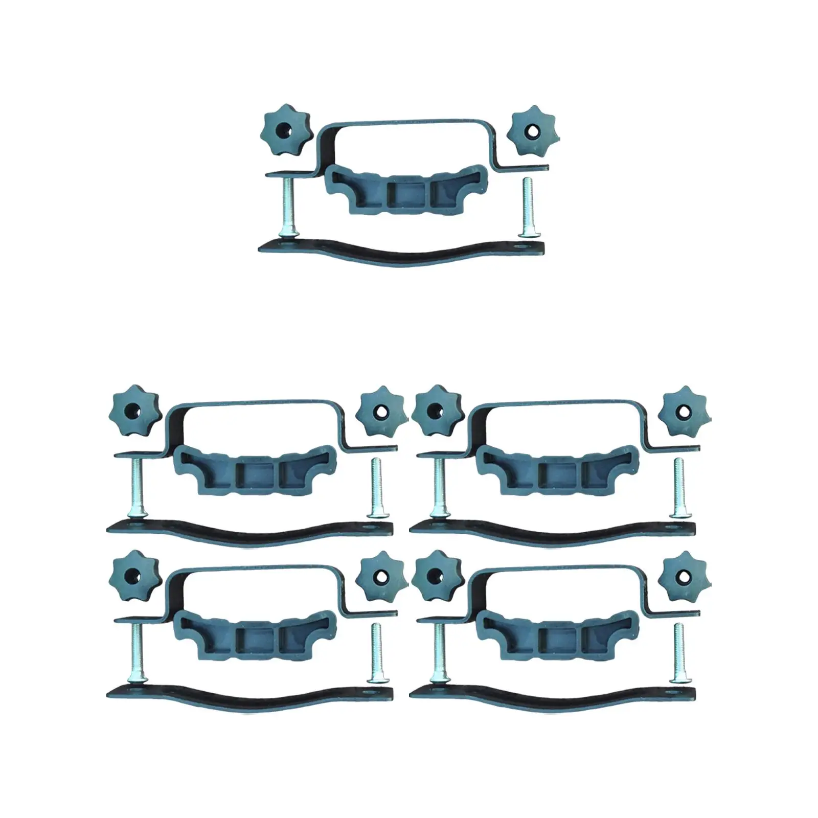 

Комплект креплений для багажника на крышу автомобиля: U-образные болты и зажимы из легированной стали для крепления к рейлингам