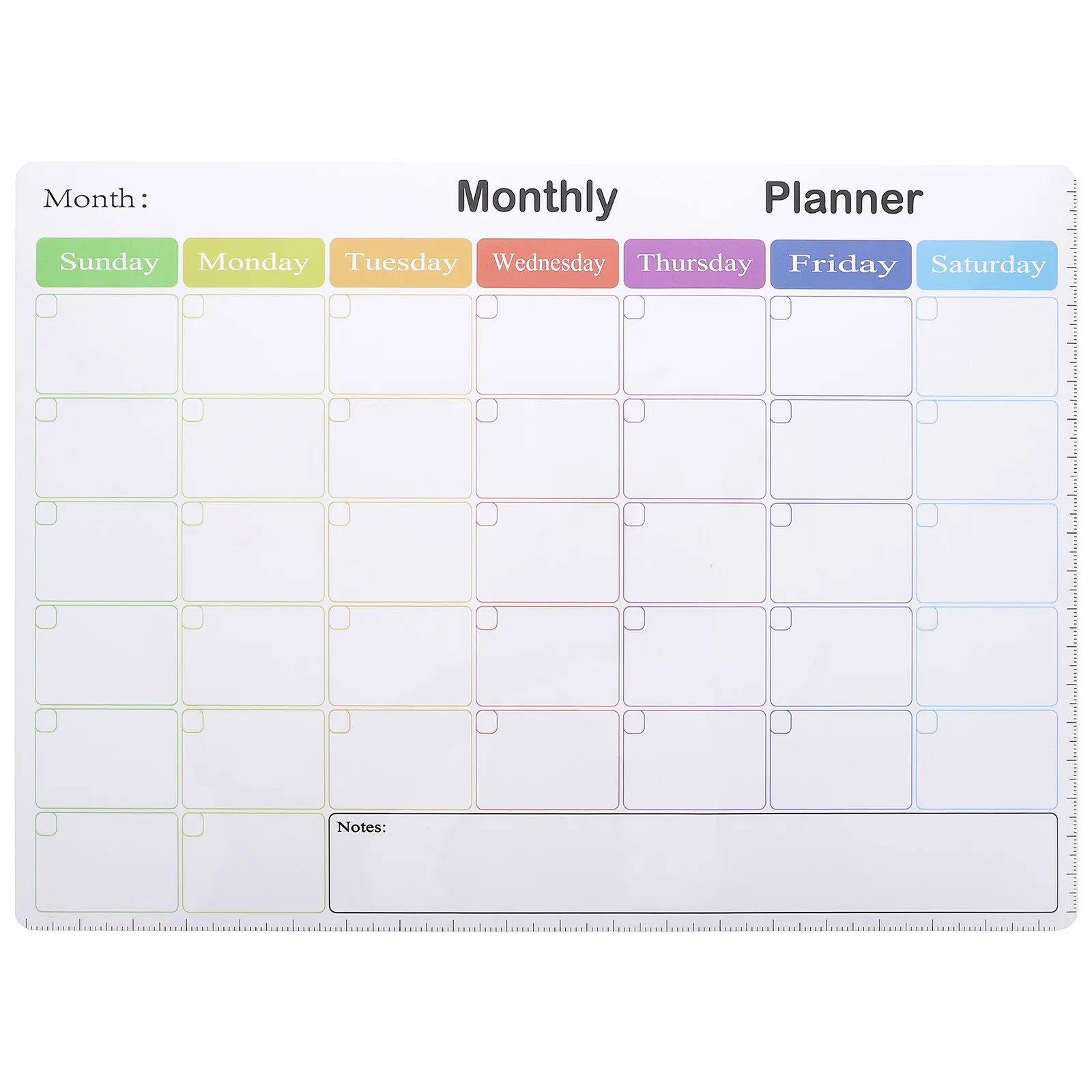 Magnetic Month Planning Board Refrigerator Whiteboard Erasable Magnetic Calendar Fridge Schedule Whiteboard Fridge Calendar