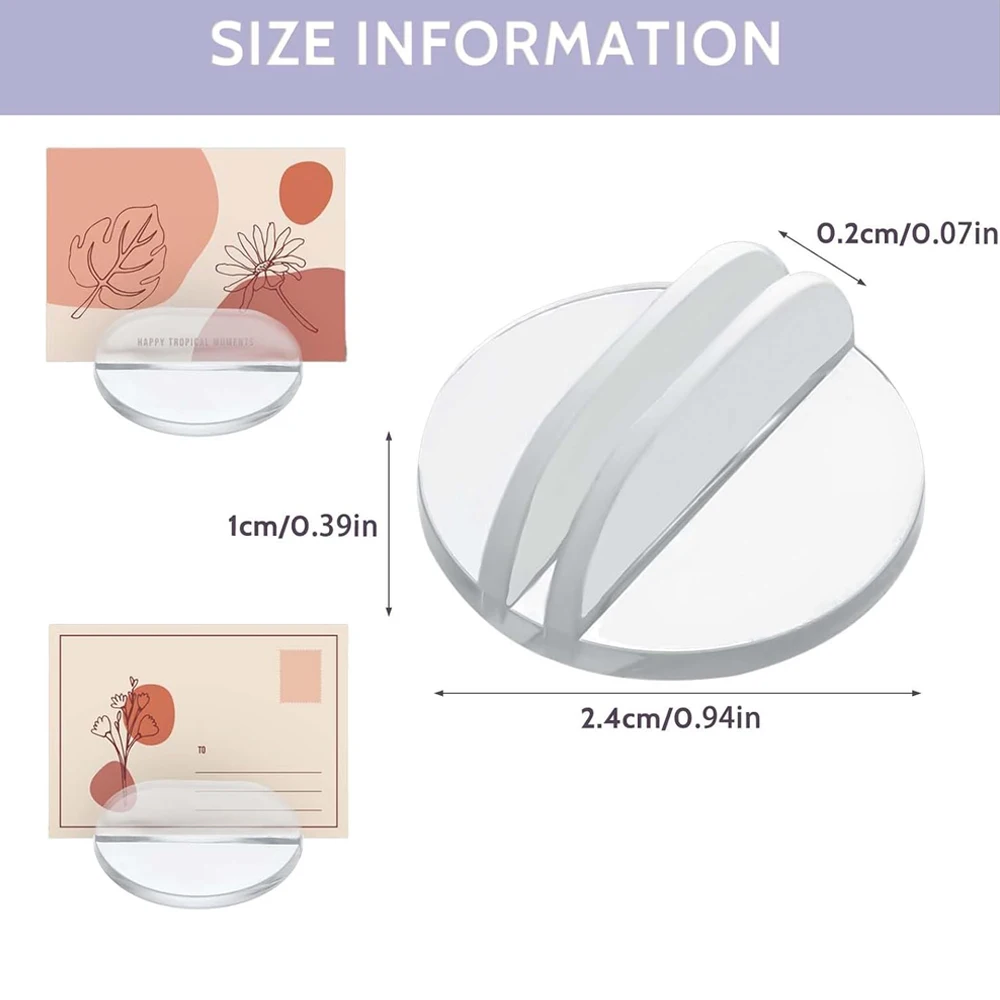 10-50 قطعة بطاقة صغيرة تقف مكان حاملي بطاقات ورقة قواعد مصغرة واضح ورقة مجلس كليب لأرقام طاولة الألعاب حفل زفاف