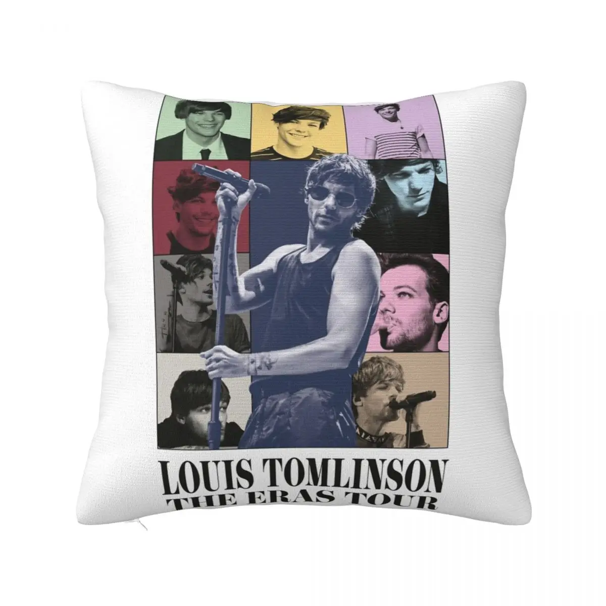 Louis Tomlinsons The Eras Tour Pillowcase Double-sided Printing Polyester Cushion Cover Gift Pillow Case Cover Sofa