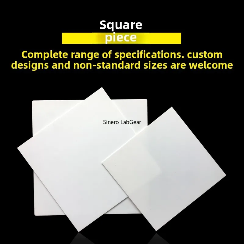 Zirconia Ceramic Sheet 0.5mm High Temperature Resistant Black Zirconia Insulation Plate Heat Dissipation Customizable