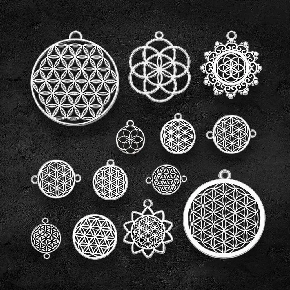 20pcs/Lot--26x20mm Antique Silver Plated Life Of Flower Connector Charms  DIY Bracelet Supplies Jewelry Finding Accessories