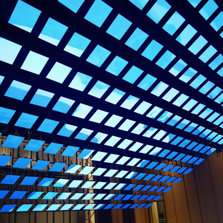 P2.976 Внутренний светодиодный дисплей 3D плавающий полноцветный большой экран танцующие светодиодные панели дисплея