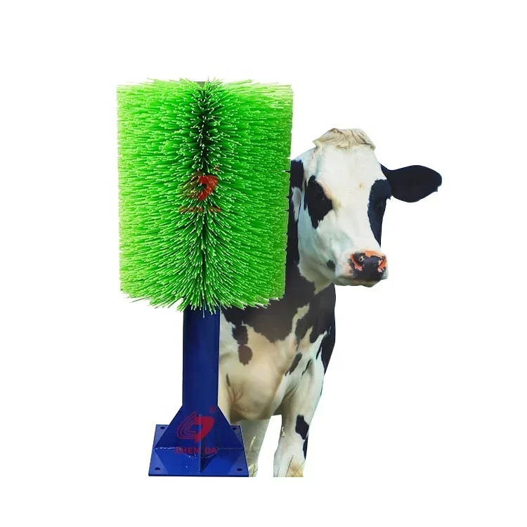 Nylon Body Cow Scratching Brush Green or Customized Color Cattle Brush