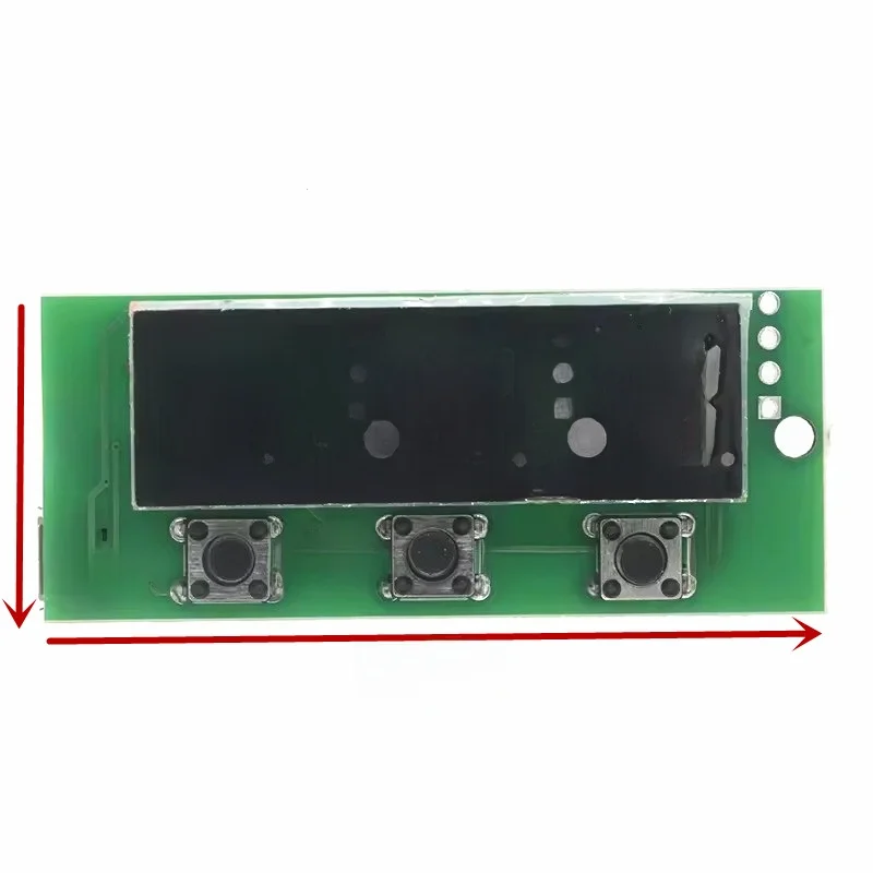 6 Digit Red LED Counter Module with Memory and Manual Control Buttons 5V DC Powered PCB 57x24x13mm for Electronic Kits