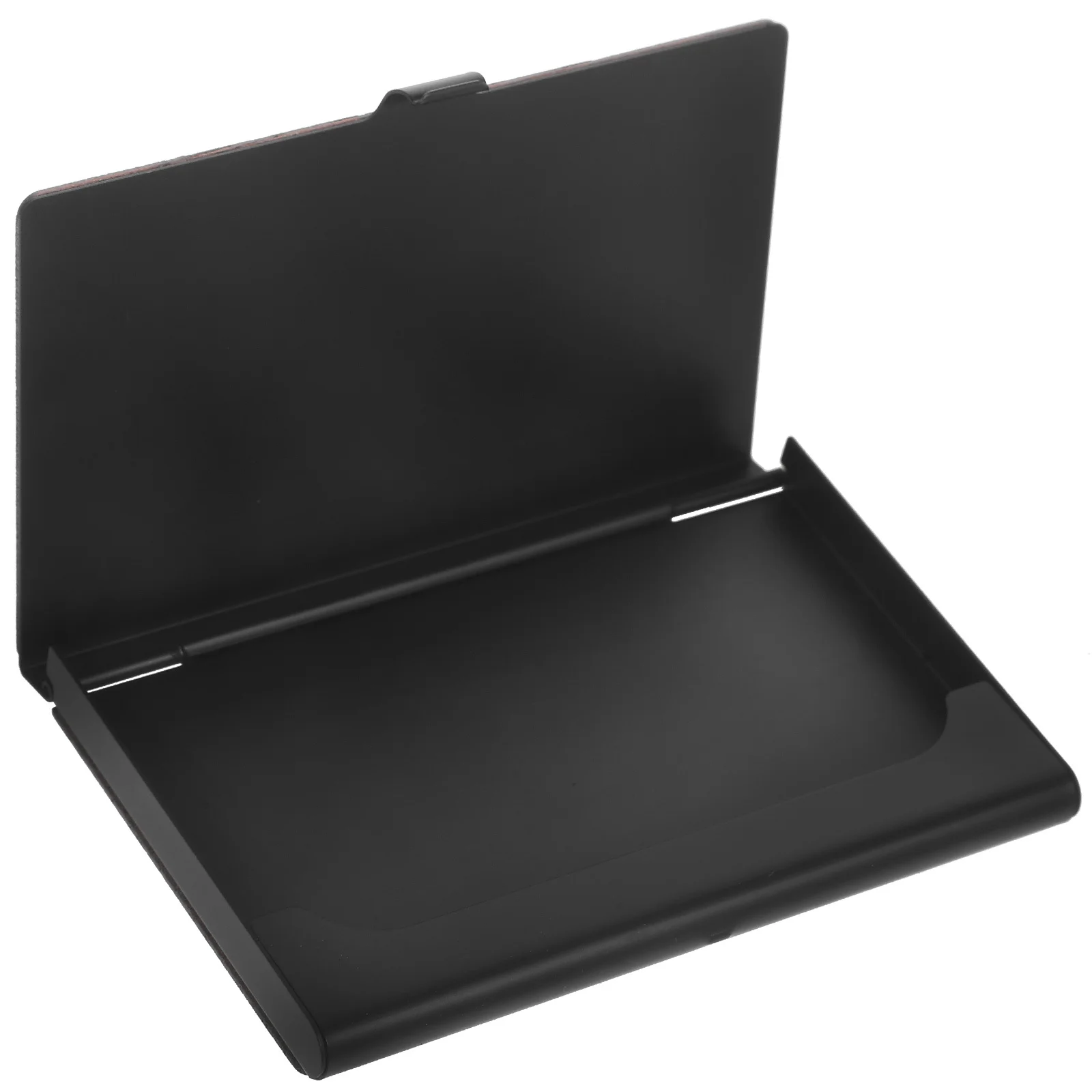 صندوق حامل بطاقات العمل، حقيبة تخزين معدنية محمولة لسطح المكتب لحاوية منظم بطاقات المكتب