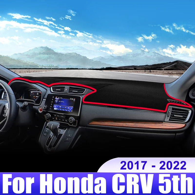 

For Honda CR-V CRV 2017 2018 2019 2020 2021 2022 Car Dashboard Cover Dash Mat Sun Shade Non-slip Pad Interior Accessories