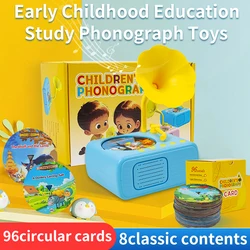 New style Children's Phonograph Toy Storytelling Machine for Kids with 96 Cards - Early Childhood Education Toy