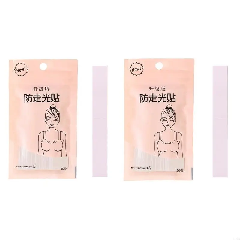 

400A 36Pcs Women Clear Double Sided Tape for Clothes Dress Blouse Collar Underwear Strap Body Skin Adhesive Sticker